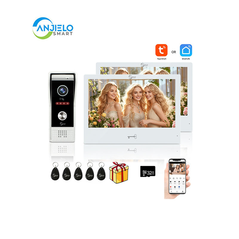ANJIELO Smart Home Wires Video Intercom System- WiFi with Motion Detec ...