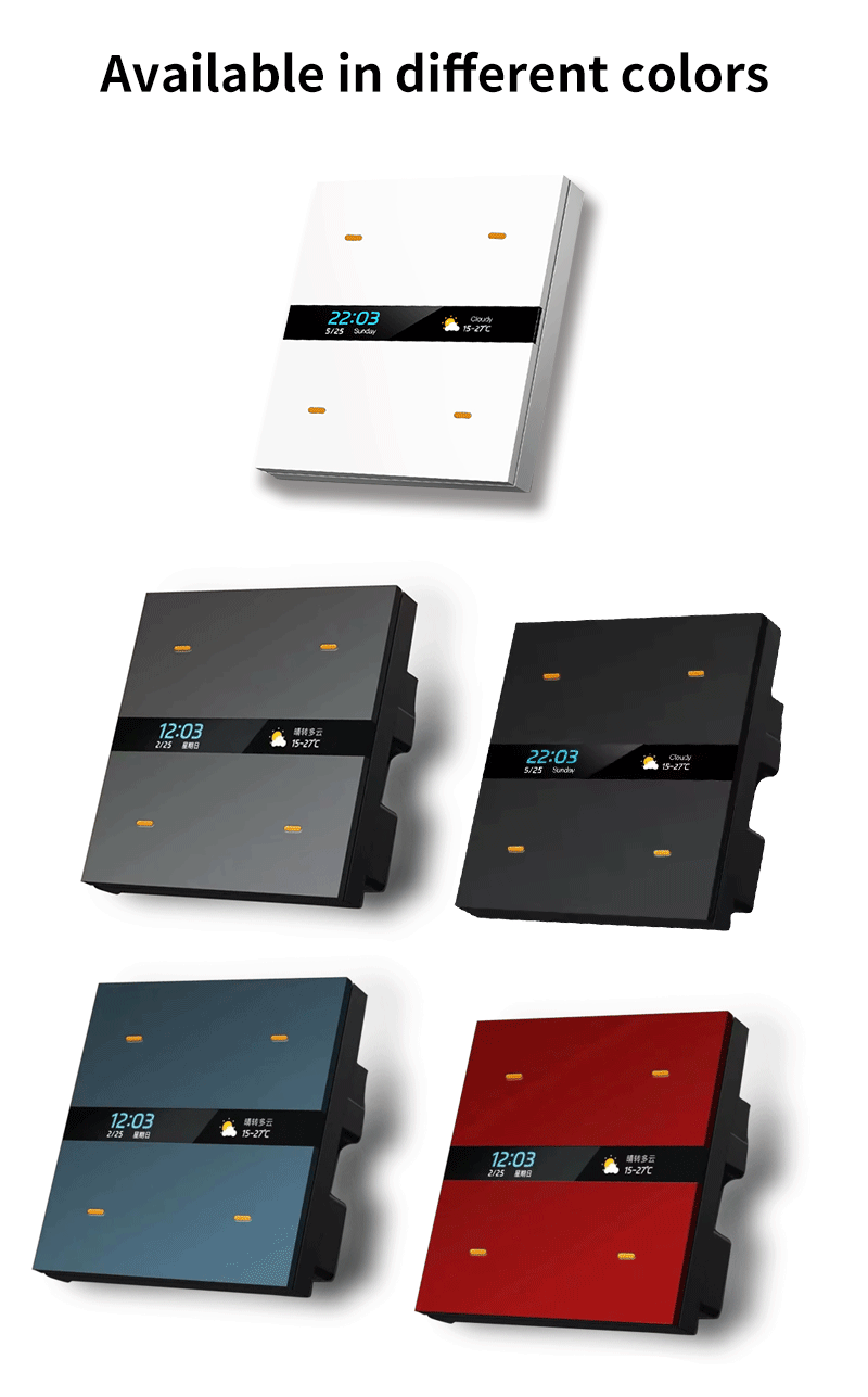 Anjielo Smart Home ZigBee-Compatible Anjielo 4-Way Smart Composite Switch with Body Detection Technology