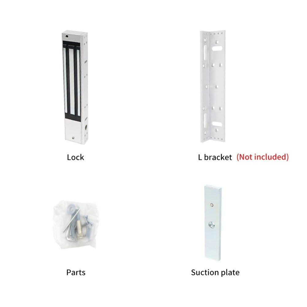 Anjielo smart door lock Flush Mount 180Kg 12V Electric Magnetic Electromagnetic Lock for Door Gate Access