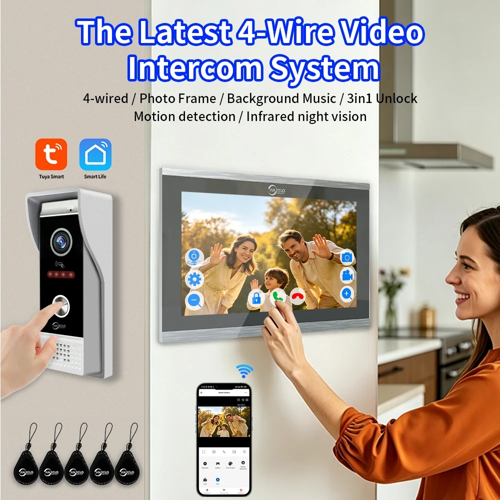 Commercial Video Intercom Systems: How ANJIELO SMART Empowers Villa and Apartment Security