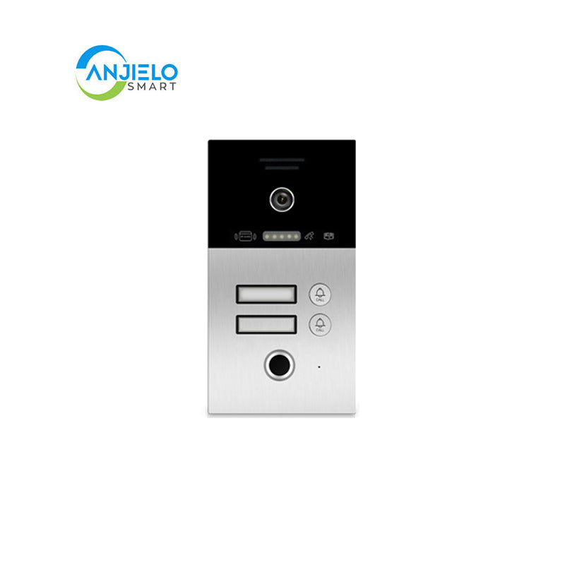 Anjielo Smart Home Doorbell 2 Wired 1080P Full HD Smart Video Doorbell - Door Camera with Wide Angle, Night Vision, 2-Way Audio, IP65 Weatherproof