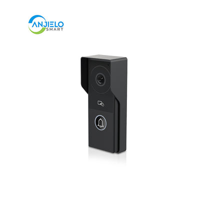 Anjielo Smart Home Security Video Doorbell System 140° Ultra-wide-angle HD Camera, IP65 Waterproof 24/7 Home Monitoring and Protection