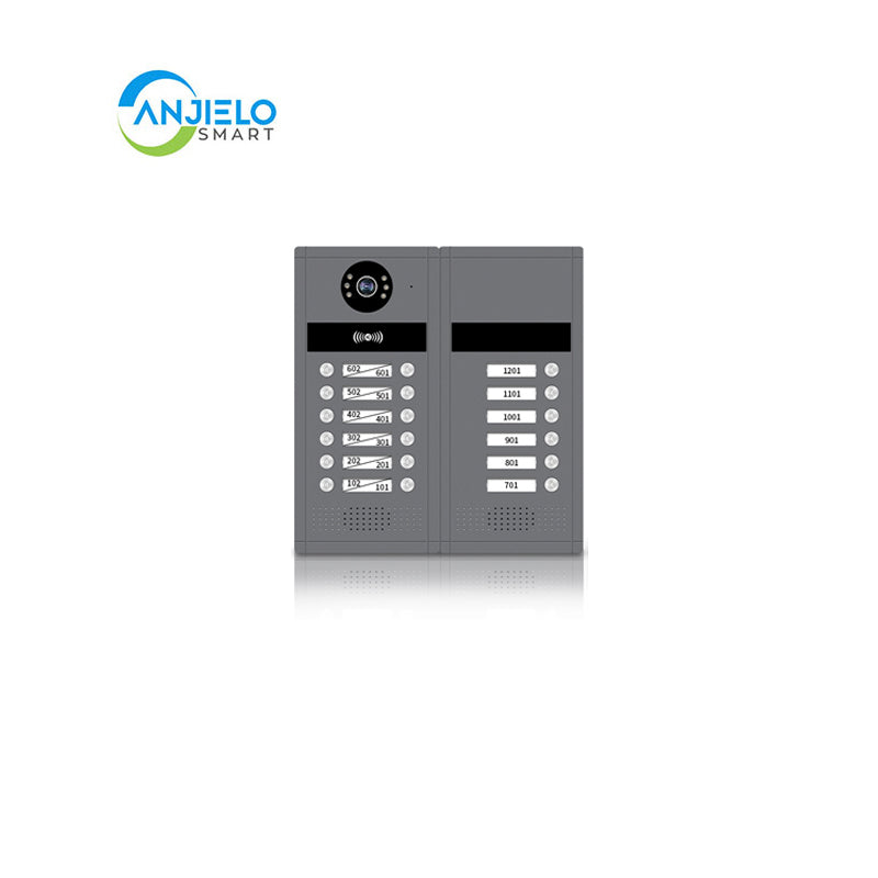 Anjielo Smart Home Newest Tuya Wifi AHD Doorphone with 7/10 Inch Monitors Video Intercom System  for Multi-family Users.