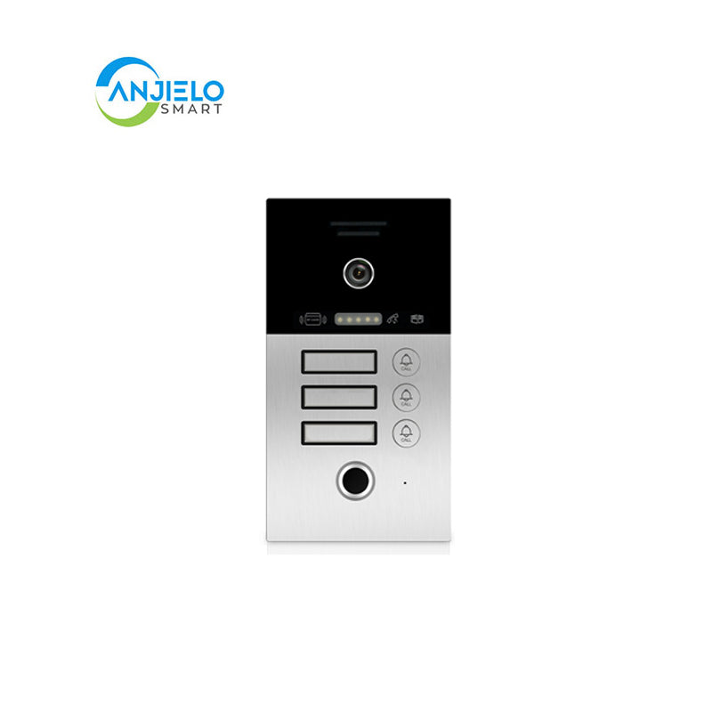 Anjielo Smart Home Doorbell 2 Wired 1080P Full HD Smart Video Doorbell - Door Camera with Wide Angle, Night Vision, 2-Way Audio, IP65 Weatherproof