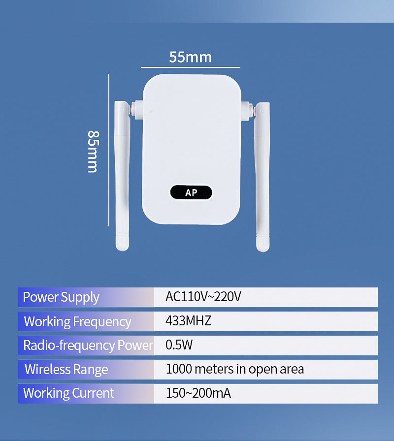 Anjielo Smart Home Wireless Video intercom Systems Freely communicate ,Wireless Unlocking Convenient ,Up to 9999 User