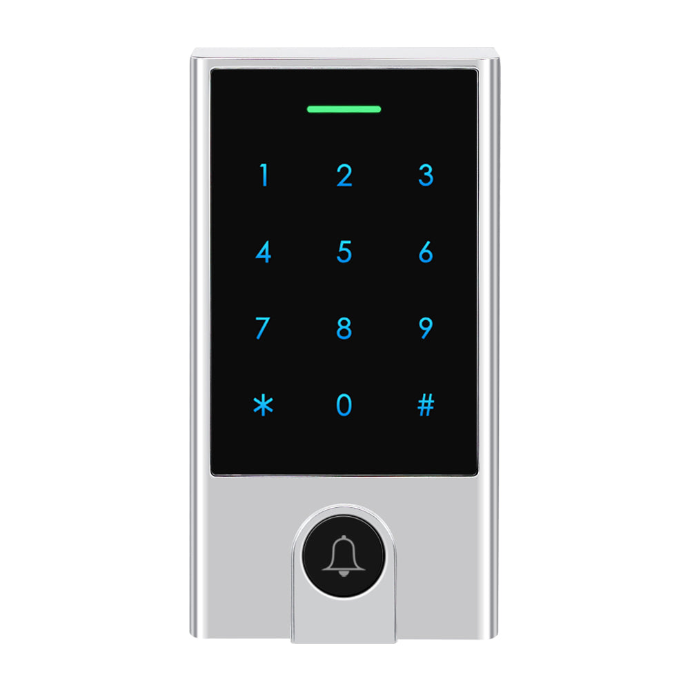 Tuya WiFi Smart Access Control Keypad | IP66 Waterproof Metal Door Keypad, App Remote Unlock, RFID Card & PIN Code, Doorbell, Access Record
