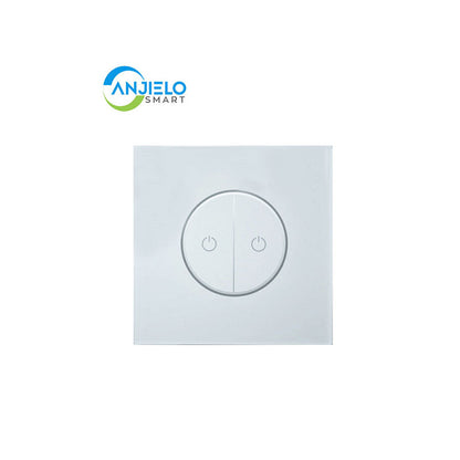 Anjielo Smart Home Tuya WiFi Smart Wall Switch 1/2/3 Gang Touch intelligent Touch Sensor LED Light Switches Smart Home
