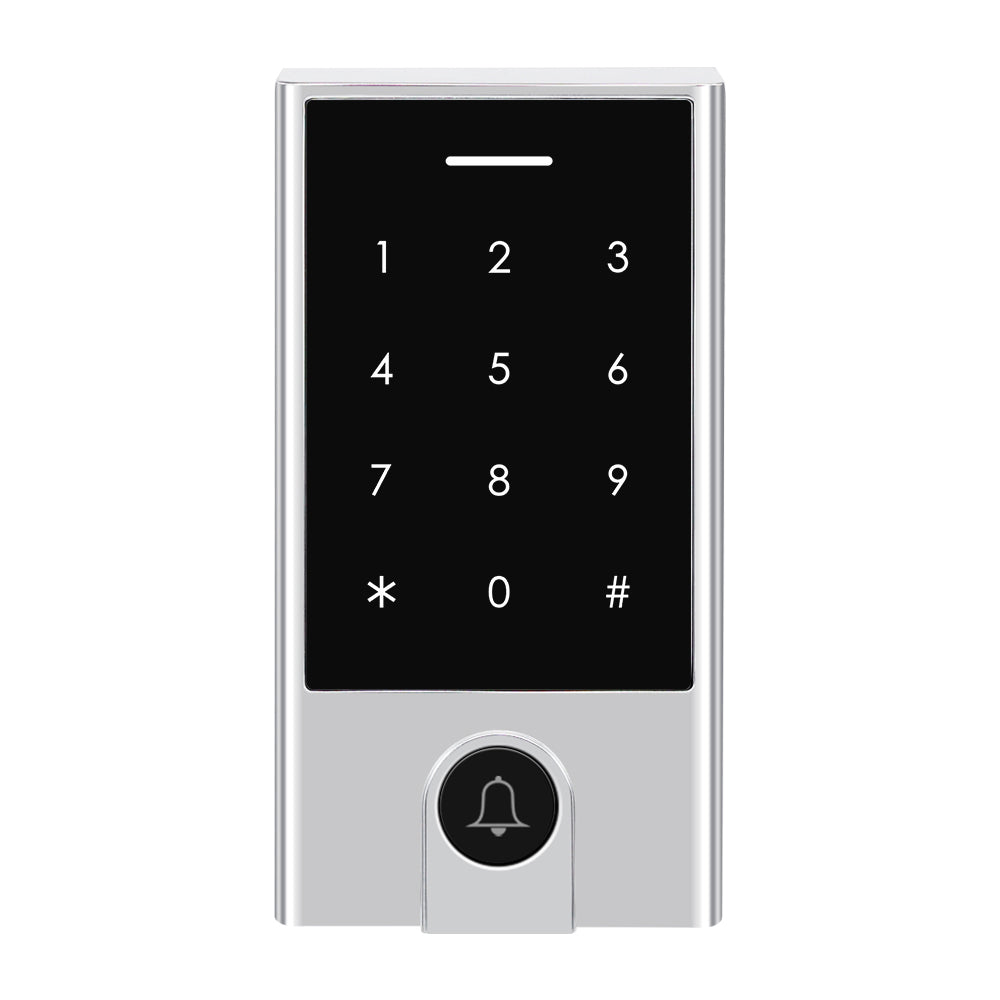 Tuya WiFi Smart Access Control Keypad | IP66 Waterproof Metal Door Keypad, App Remote Unlock, RFID Card & PIN Code, Doorbell, Access Record