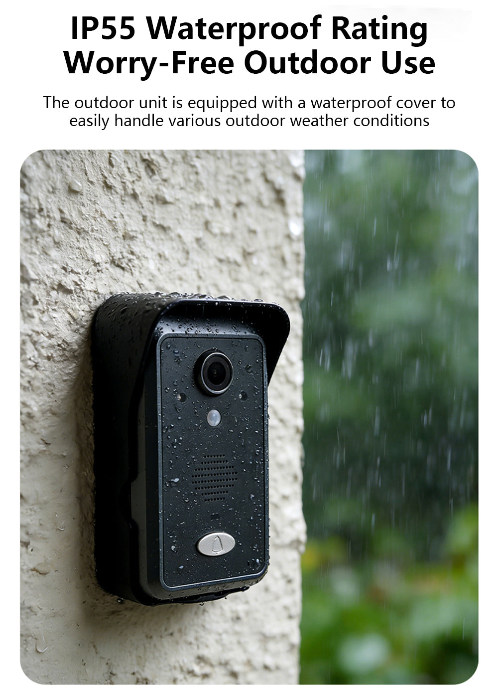 Anjielo AHD 7-inch touchscreen Smart Wireless Doorbell with Video Intercom doorbell tuya app