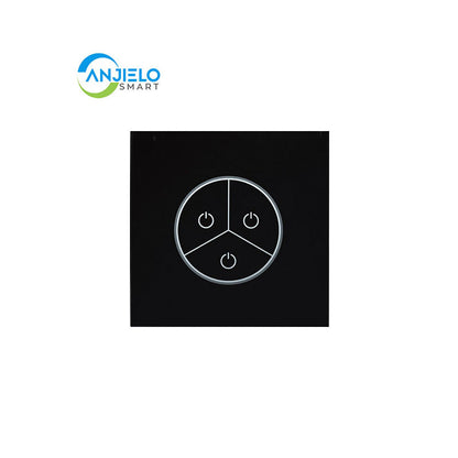 Anjielo Smart Home Tuya WiFi Smart Wall Switch 1/2/3 Gang Touch intelligent Touch Sensor LED Light Switches Smart Home