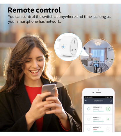 ANJIELO Smart Plug Pro Voice & App Control Your Home Anytime Anywhere tuya app