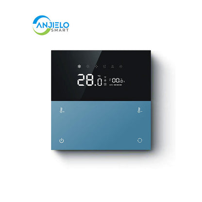 Anjielo Smart Home Tuya Zigbee Smart Electric Heater Thermostat 4-Way Fixed Temperature Wall Switch Three-in-One Thermal Smart Life