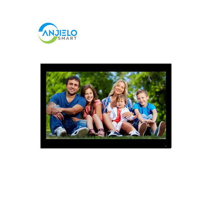 ANJIELO Metal Doorbell Video Intercom for System 10 inch Touch Screen 4in1 Unlock Romote Safety Protection Tuya Smart