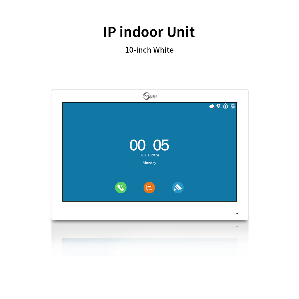 2025New Anjielo Tuya Smart  AI facial recognition building IP video intercom system 5-in-1 Unlock and Connect Multiple Monitors Integrated Solution