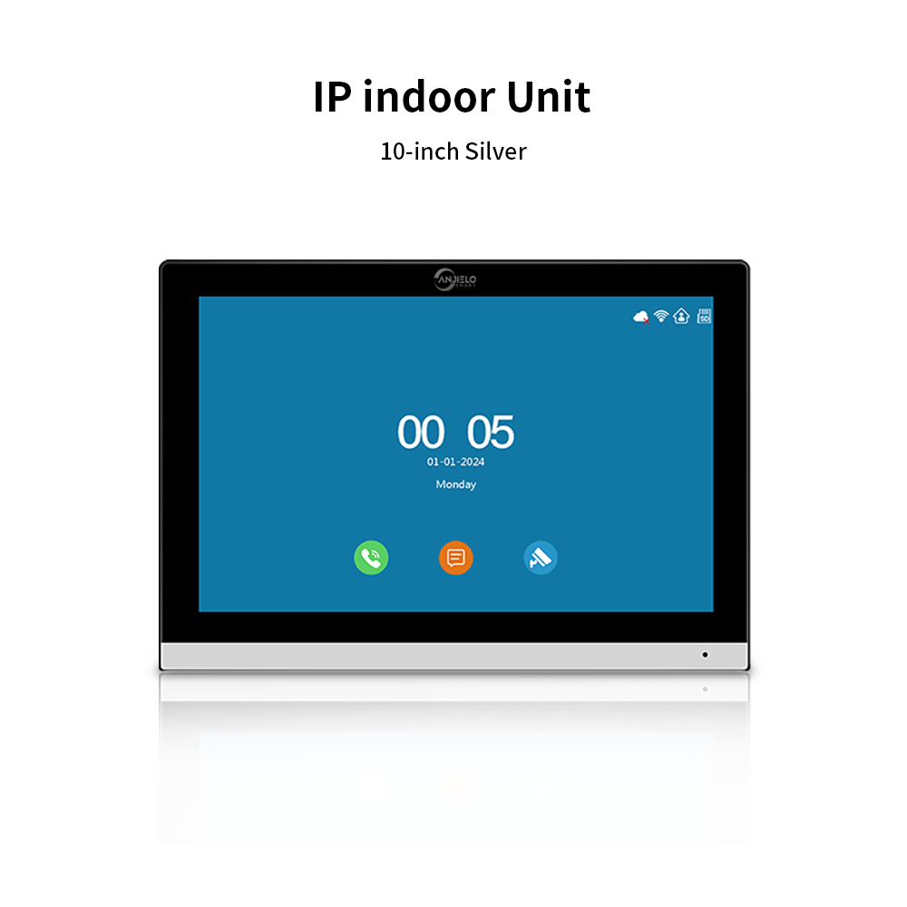 2025New Anjielo Tuya Smart  AI facial recognition building IP video intercom system 5-in-1 Unlock and Connect Multiple Monitors Integrated Solution