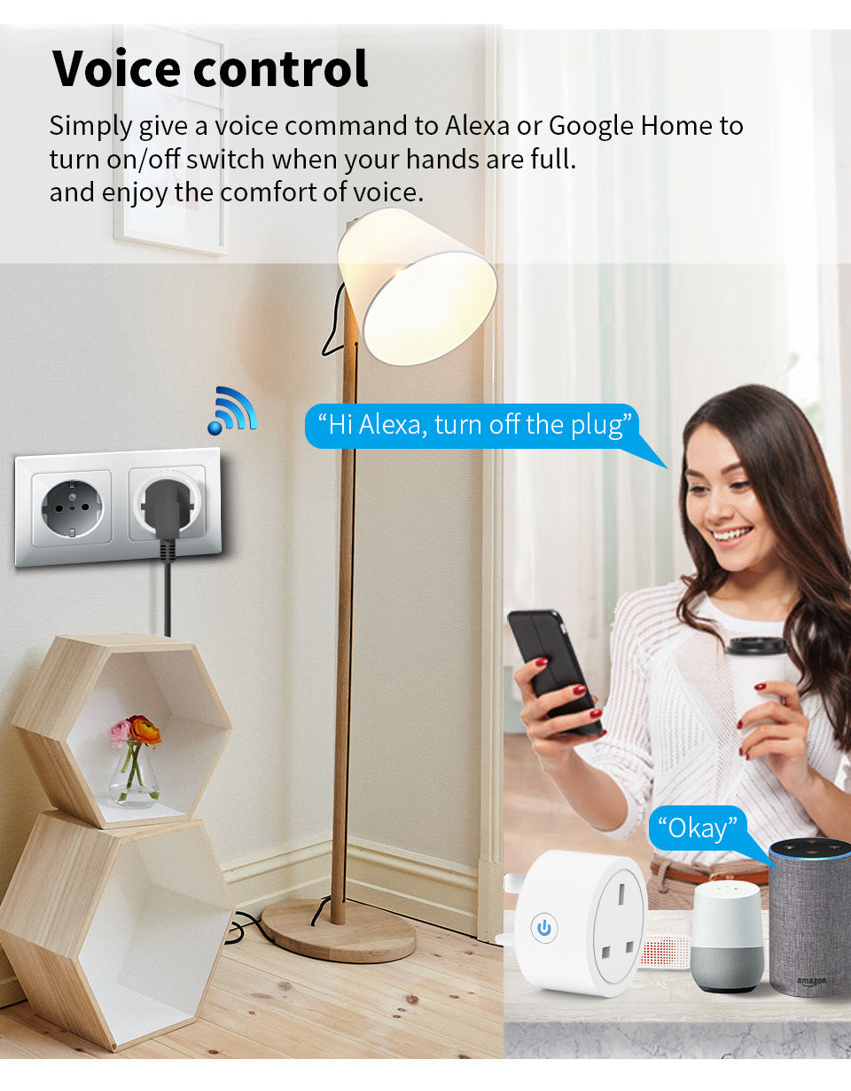 ANJIELO Smart Plug Pro Voice & App Control Your Home Anytime Anywhere tuya app