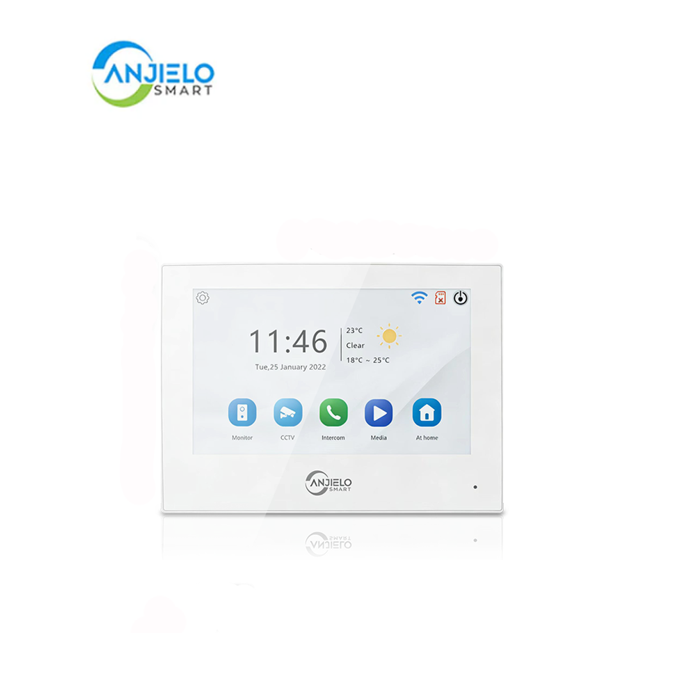Anjielo Smart Touch Screen 7/10 Inch 4-Wire WiFi Video Intercom System For Home Apartment