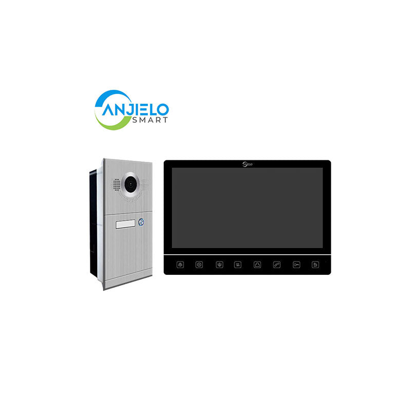 Anjielo 10 inch Tuya Smart Video Intercom Video Interphone Doorbell Camera 1080P AHD WiFi Video Intercom for Home Security