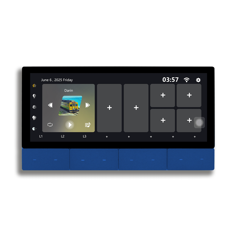 Anjielo Smart Home Latest 6-inch IPS Display Smart Home Central Control Panel Tuya Device Control Scene Touch Screen With Zigbee Smart for Multi-Functional Systems