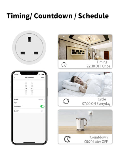 ANJIELO Smart Plug Pro Voice & App Control Your Home Anytime Anywhere tuya app