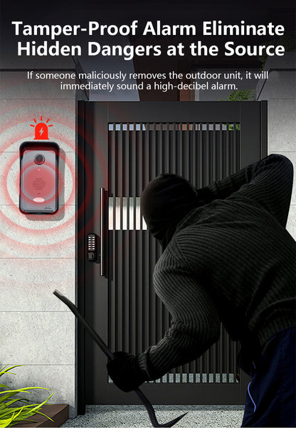 Anjielo AHD 7-inch touchscreen Smart Wireless Doorbell with Video Intercom doorbell tuya app