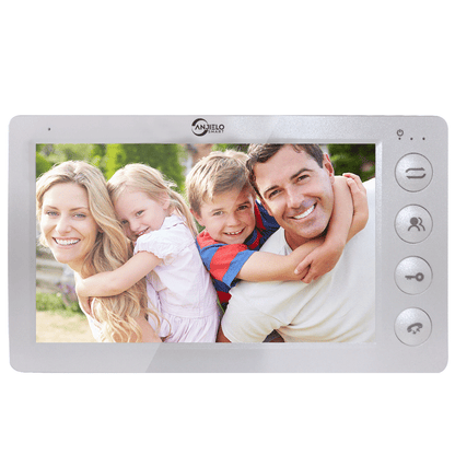 Anjielo 7 Inch Video Intercom System Outdoor Metal Doorbell Waterproof Cold Resistan Video Door Phone for Home Night Vision Lock Unlock