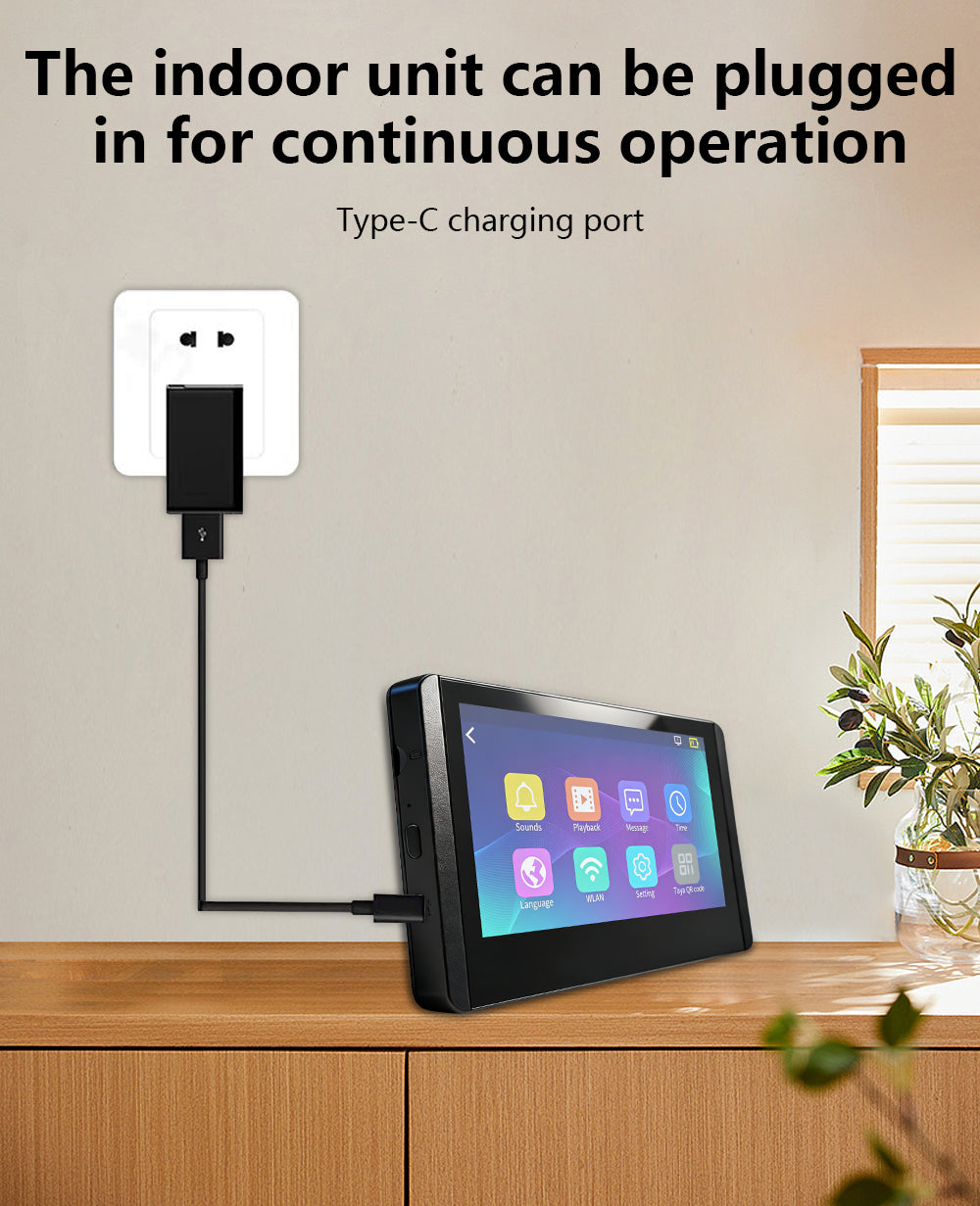 Anjielo AHD 7-inch touchscreen Smart Wireless Doorbell with Video Intercom doorbell tuya app