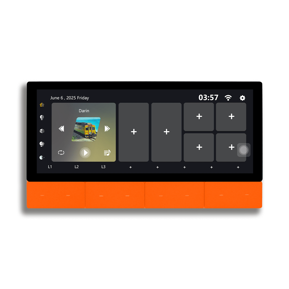 Anjielo Smart Home Latest 6-inch IPS Display Smart Home Central Control Panel Tuya Device Control Scene Touch Screen With Zigbee Smart for Multi-Functional Systems