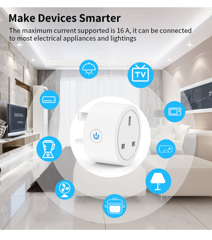 ANJIELO Smart Plug Pro Voice & App Control Your Home Anytime Anywhere tuya app