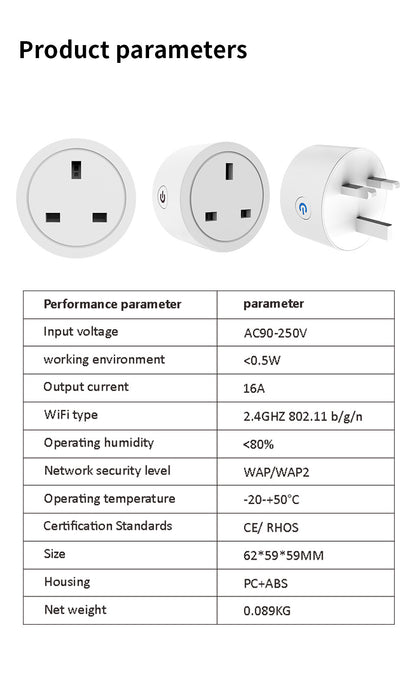 ANJIELO Smart Plug Pro Voice & App Control Your Home Anytime Anywhere tuya app