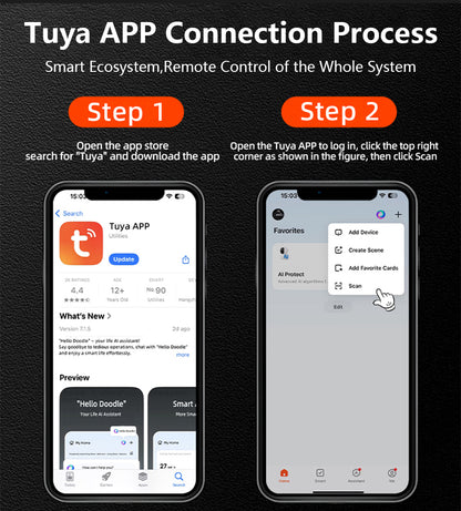 Anjielo AHD 7-inch touchscreen Smart Wireless Doorbell with Video Intercom doorbell tuya app