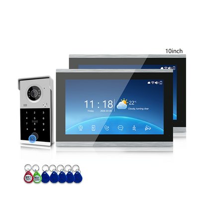 ANJIELO 4-Wire Fully Digital Video Intercom System: Clear Night Vision, Multi-Unit Intercom, Tuya Smart Ecosystem