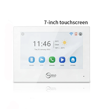 Anjielo Smart Touch Screen 7/10 Inch 4-Wire WiFi Video Intercom System For Home Apartment
