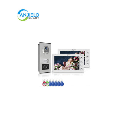 Anjielo Smart Home Seamless Building Communication with Anjielo Smart Building Video Intercom System - Real-time Monitoring & Expands Up to 12 Units