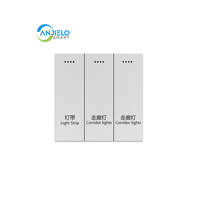 Anjielo Smart Home Relay Switch - Built-in signal amplifier/Zigbee3.0 gateway direct connection/capacitive multi-touch design