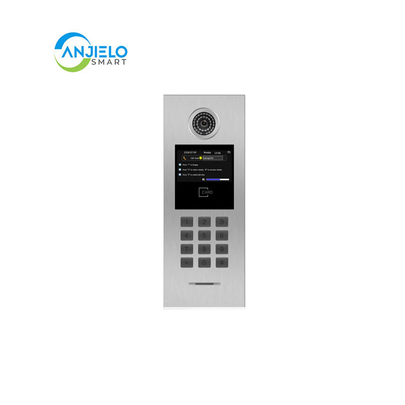 Anjielo Smart Home IP Building Video Intercom Smart Doorbell Intercom DoorPhone For Apartment Building RFID Card Access Control System of Doorbell