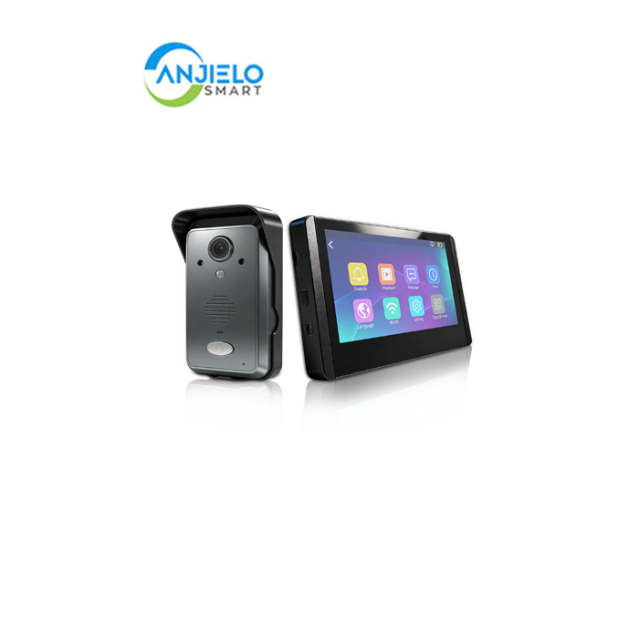 Anjielo AHD 7-inch touchscreen Smart Wireless Doorbell with Video Intercom doorbell tuya app