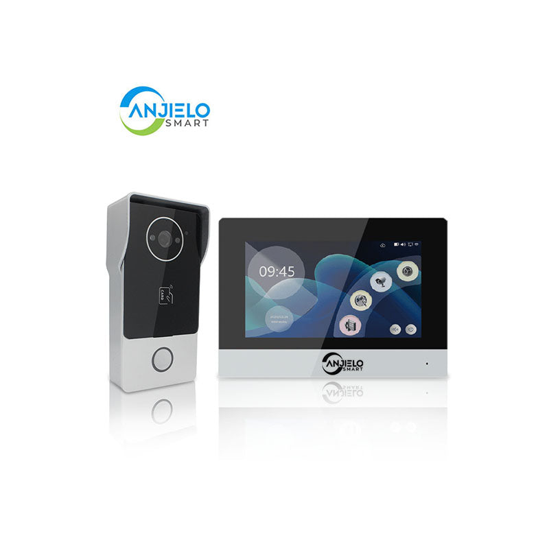 Anjielo Smart Home Video Door Phone Call Intercom System Doorbell Big Screen 1080P Smart Tuya IP Wifi Villa Video Intercom for Home