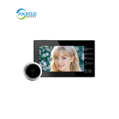 Anjielo Smart Home Latest Video Intercom System of Intelligent Visual Cat Eye Doorbell for Villa