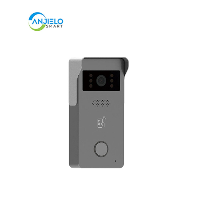 Anjielo Tuya Smart Video Doorbell Intercom System 110° Wide Angle IR Night Vision Wired Video Door Phone with Motion Detection Two-Way Audio Home Security Door Camera
