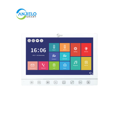 Anjielo Smart Home Smart Video Doorbell with Motion Detection and Intercom - Premium Home Security Solutions Video Intercom System for Villas and Residences