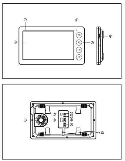 Anjielo Smart Home 2025 New in Series 7 Inch Video Intercom System Outdoor Metal Doorbell Waterproof Cold Resistan Video Door Phone for Home Night Vision Lock Unlock