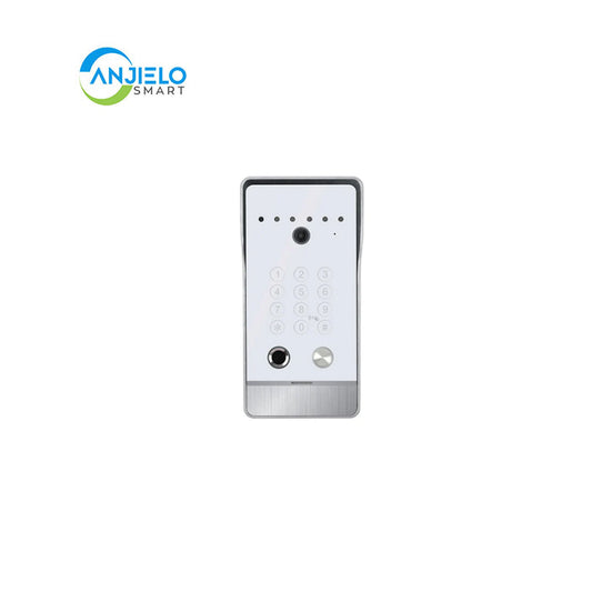 Anjielo Smart Home Large Size FHD 1080P Tuya Smart WiF Video Door phone Doorbell Camera with RFID Card unlcok Fingerprint and Passcode unlock for the Apartment Intercom System for Home Villa