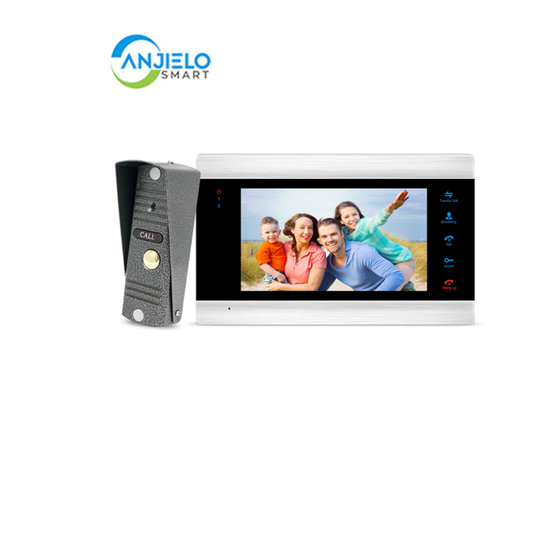 Anjielo Home Intercom Video Door Phone 7 inch Monitor 1200TVL Doorbell Camera with 16G Memory Card Video Intercom Kit Ship from Russian