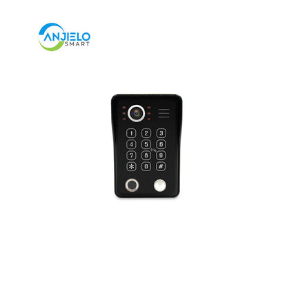 Anjielo Smart Home Wide Angle Smart Video Doorphone 5 in 1 by Anjielo Includes RFID, Password, and Fingerprint Lock Options