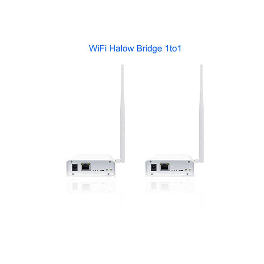 Anjielo Smart Home 1 to 4 WIFI HaLow  Bridge Kit Outdoor Long Distance UP to 1000 meters Transmitter Receiver
