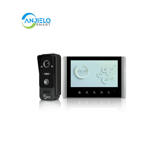 Anjielo Smart Home 1080P New Wifi 4 Wired Video Intercom Doorbell Supports Mobile Phone Remote Control and Smart Home