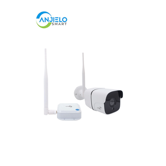 Anjielo Smart Home Motion Detecting Wi-Fi IP Camera by Anjielo - 5MP Resolution, Waterproof for Outdoor Use