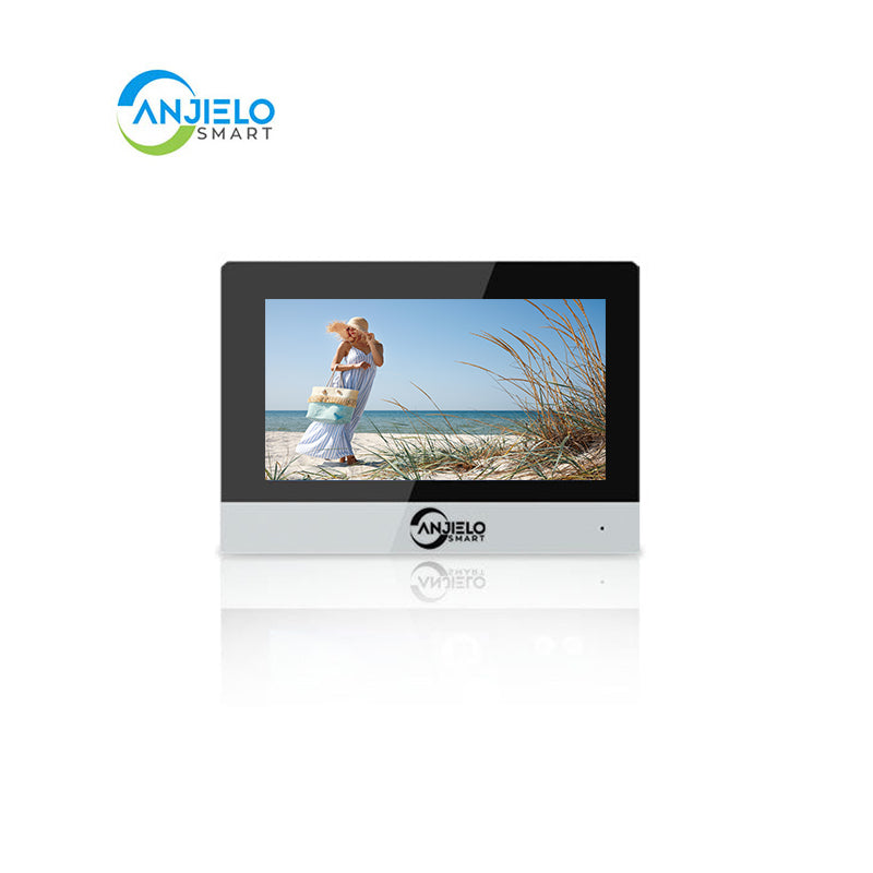 Anjielo Smart Home 1080P 2 Wired 7 Inch Video Intercom Display Support Tuya App and Monitor For Unlocking