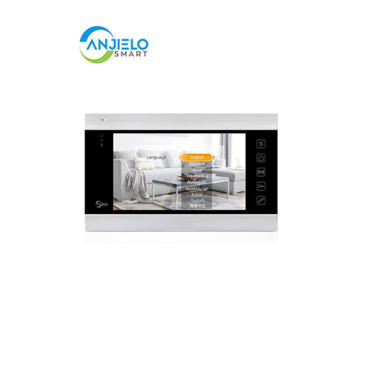Anjielo Smart  7'' WIFI Smart Tuya Video Door Phone Intercom System with 1080P/AHD Doorbell Recording, Support iOS/Android Remote Unlock
